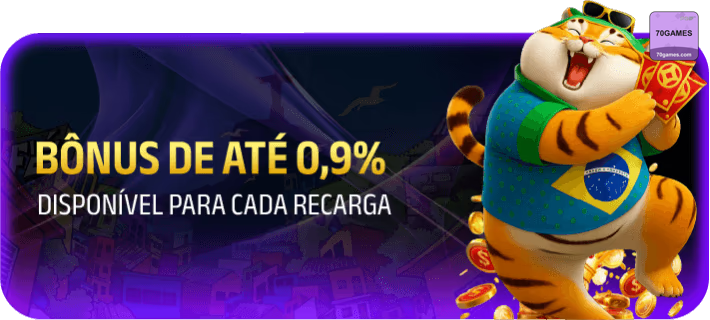 70games — bloco visual com foco em bônus, com composição limpa, pensado para apoiar a decisão de depósito.